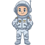 Astronaut, ausgewachsen
