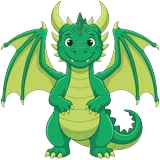 Drache, ausgewachsen